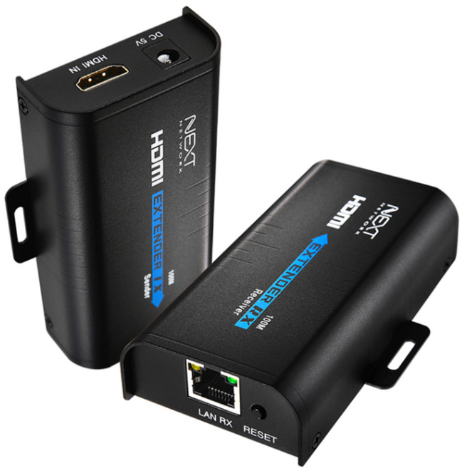 넥스트유 HDMI CASCADE 거리연장기 150M, NEXTU NEXT-100HDC 1세트, 1개