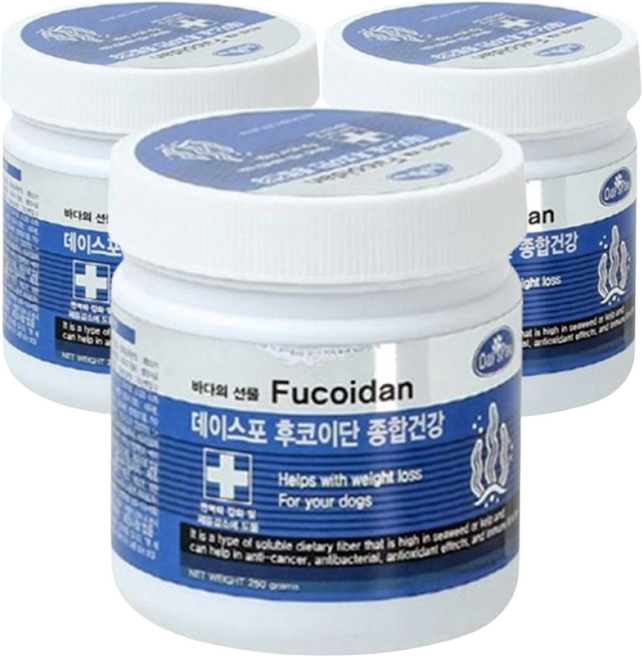 데이스포 후코이단 종합/피부/장/관절 영양제 250g, 종합건강, 3개