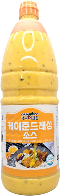 청우 더진한 케이준드레싱소스, 1.8kg, 1개
