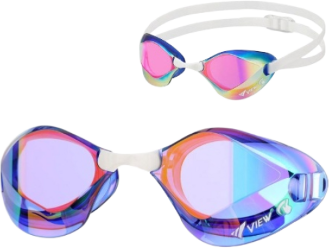 뷰 수경 V122SAM 미러렌즈 물안경, 1개, CBLP