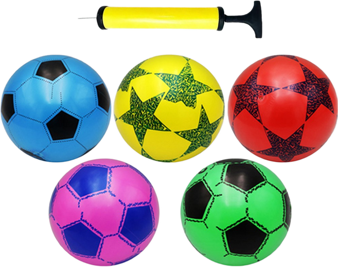 UB toy 축구탱탱볼 실내공놀이 에어펌프제공, 5개, 5종류골고루