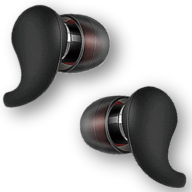 노쿵 층간소음 귀마개 공명음 차단 수면 귀마개 항공성 비행기 군인 소음방지 이어플러그[블랙], 1세트, 1쌍