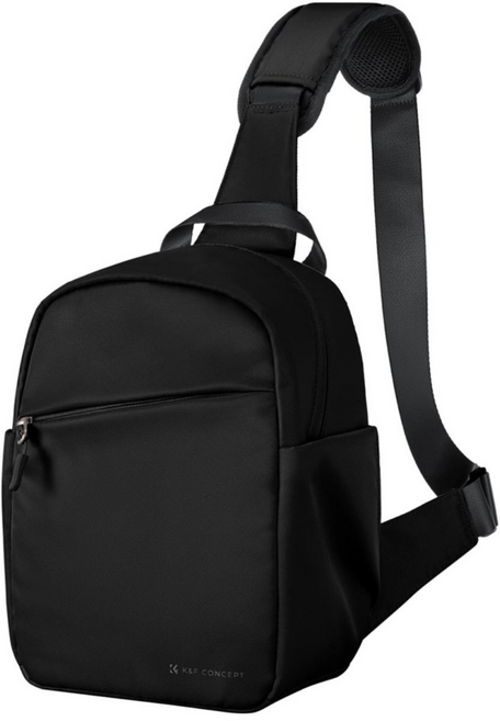 K&F Concept 어반원더 08 카메라 슬링백 5L 미러리스 가방 숄더 크로스백 DSLR 소형 카메라 케이스 출사 여행용 스냅 가방 내부 파티션 조절 방수 지퍼 385g 초경량, 1개, 블랙
