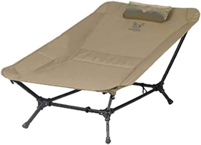 매드독캠프 카몬 베드체어 캠핑 릴렉스 경량체어 내하중180k, 탄베이지(메쉬커버포함), 1개