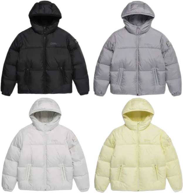 백화점정품 내셔널지오그래픽 남녀공용 패딩 자켓 후디 구스다운 점퍼 방한 아우터