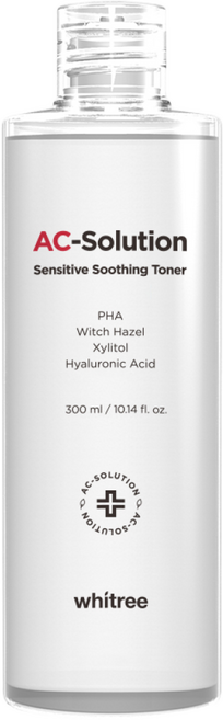휘트리 아크솔루션 센서티브 수딩 토너 / 순한 약산성 사춘기 성인 트러블 파하 위치하젤, 300ml, 1개