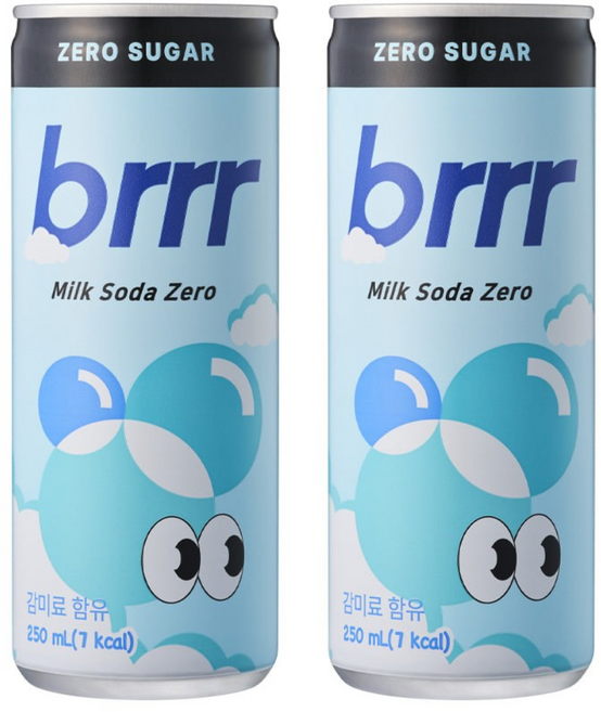 부르르 밀크소다 제로 밀크, 30개, 250ml