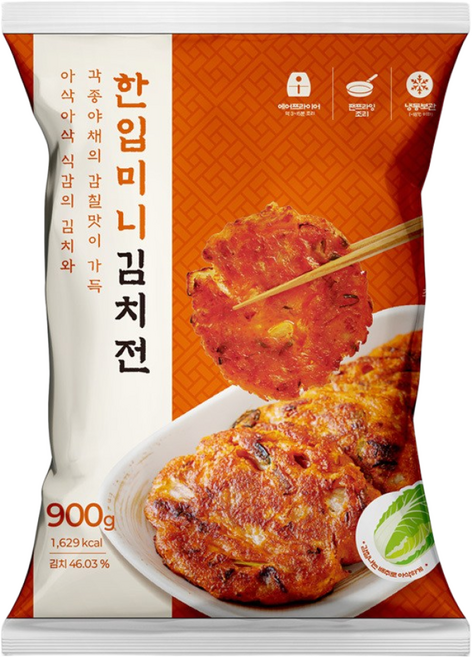 산들네이처 한입 미니 김치전 900G, 1개
