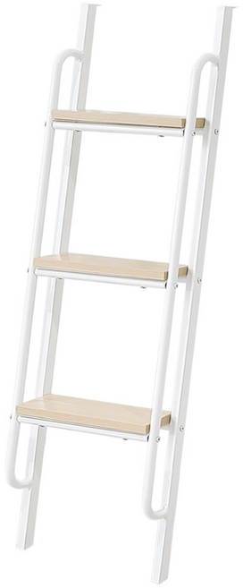 일루일루 3단 4단 철제 복층 이층 벙커 침대 사다리, 아이보리