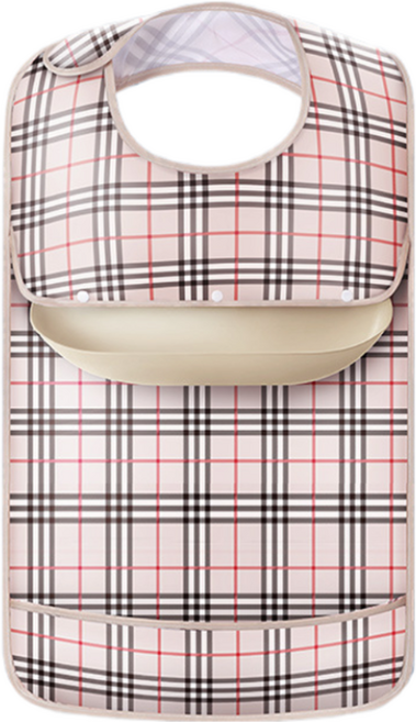 플렉스라인 노인 편한 성인용 턱받이 L, 트렌치코트, 1개