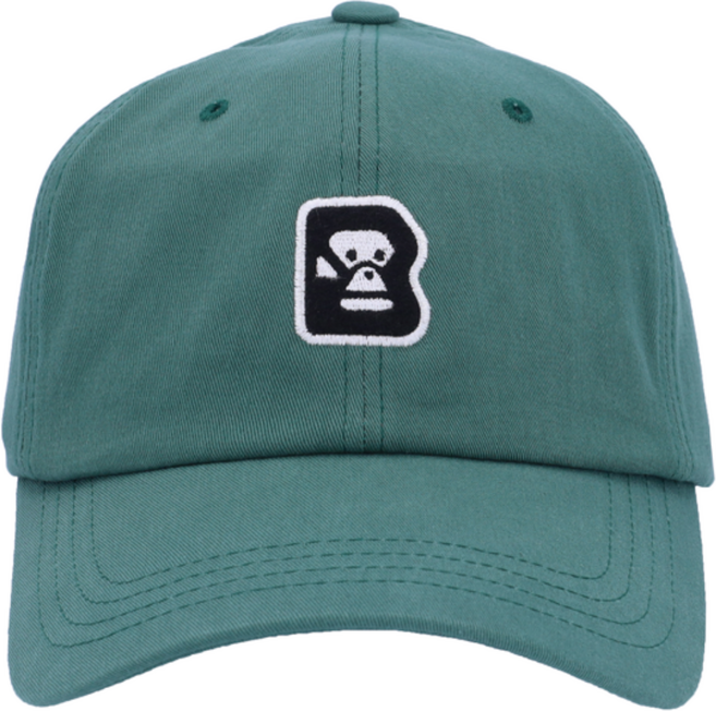 브론테스 남여공용 B 로고 바이오 워싱 자수 코튼 면 캡 모자