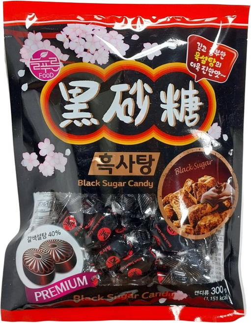 늘푸른식품 흑사탕 300g, 3개