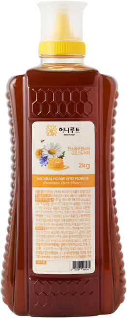 허니루트 야생화꿀 베트남 자연벌꿀, 1개, 2kg