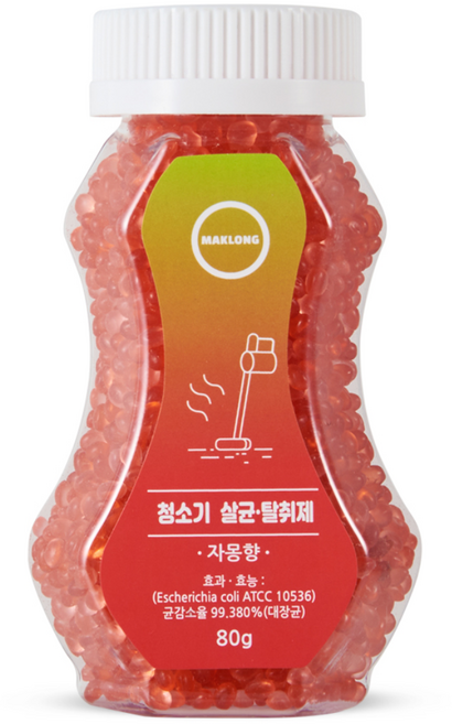 마크롱 청소기 살균 탈취제 자몽향 본품, 80g, 1개
