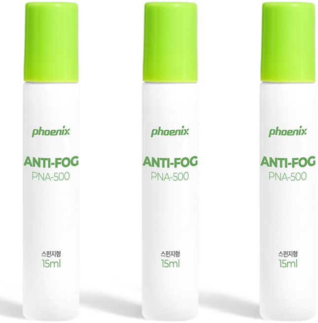 피닉스 안티포그액 스펀지형 15ml 3개