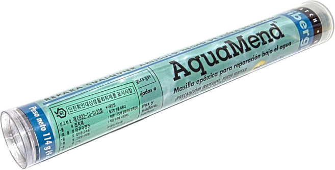 PSI 수중용 에폭시스틱 고체형 접착보수제 아쿠아멘드, 1개