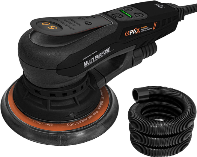 팍스 PX-OS50 6인치 랜덤 오비탈 샌더 폴리셔 원형 샌딩기 광택기, 1개