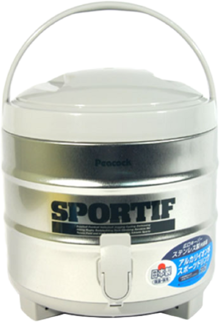 피코크 정품 일본피코크 보온보냉물병 워터저그 대형물통 아이스물통, 실버, 6.1L