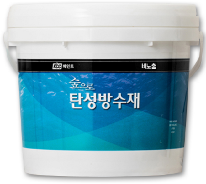 KCC방수제/숲으로탄성방수재비노출/흑색/1액형수용성, KCC 탄성방수재비노출 16KG, 1개