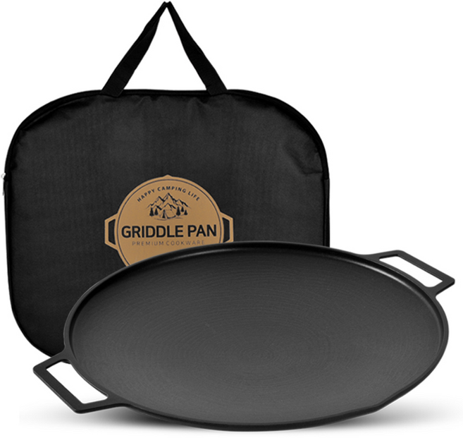 국산 인덕션 겸용 캠핑 그리들팬 + 가방, 30cm, 1세트
