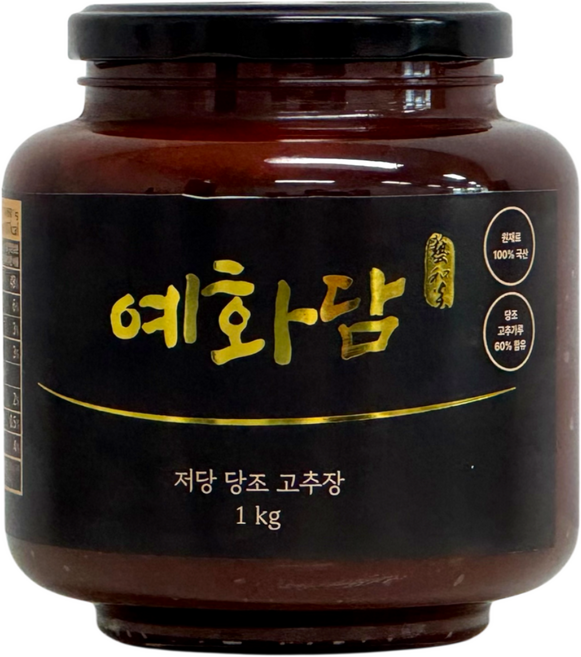 당조장 100% 국산 저당 고추장 당조 고추 무설탕 저염 당뇨 고추장, 1개, 500g