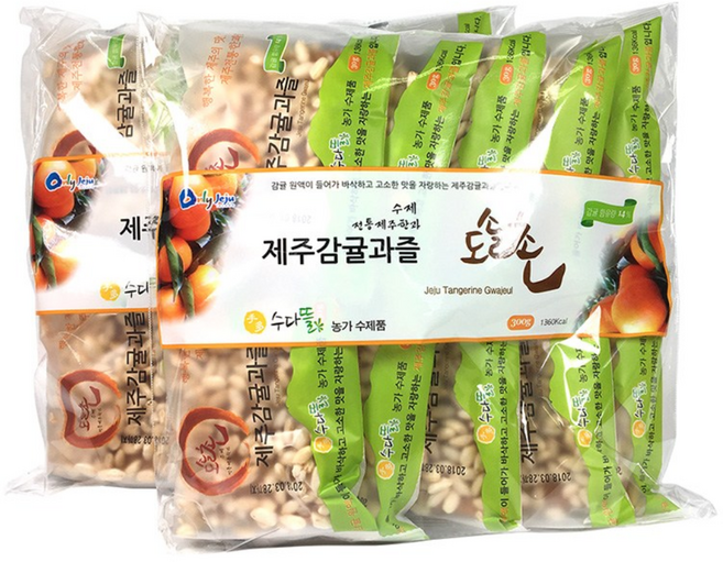 도솔촌 제주 감귤 과즐, 2세트, 300g