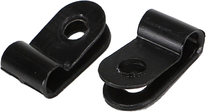 카이스 새들PVC 흑색 케이블클램프 선정리 고정용 보호 정리용, 1000개, 카이스 새들PVC 2N 흑색