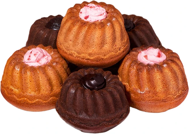 (저당 도넛) 헬시플레이스 냉동 프로틴머핀(카카오 2 + 스트로베리 2), 1세트, 360g - 쿠팡