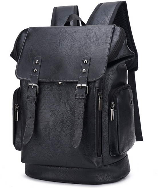 WINNS 남자 가죽백팩 대용량 방수 고급형