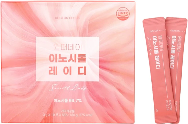 닥터체크 원퍼데이 이노시톨 레이디, 1박스, 60회분 - 쿠팡