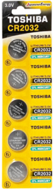 도시바 TOSHIBA CR2032 포장 5개입 3V 210mAh, 1개