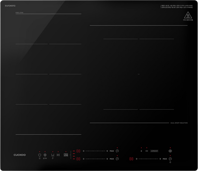 쿠쿠 프리존 AI 인덕션 3구 CIR-HS301FB 공식판매점 SJ