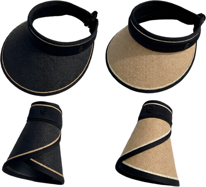 라이프픽 자외선차단 와이드 썬캡 여름 햇빛 차단 미니파우치 포함