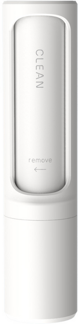 롤러블 휴대용 회전 스틱 보풀 먼지 제거기 클리너 코트 니트, 1개, 화이트