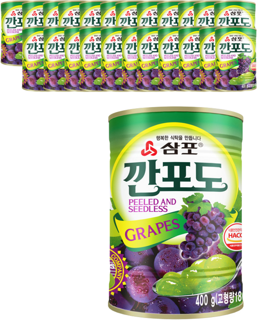 삼포 깐포도, 400g, 24개