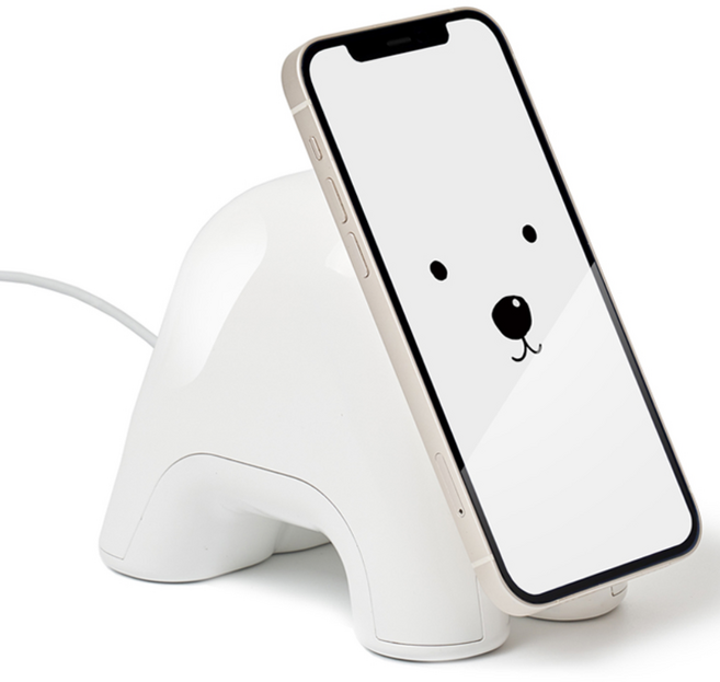 에이노말 맥도그 맥세이프 마그네틱 고속 무선충전기 애플 삼성 호환, 1개