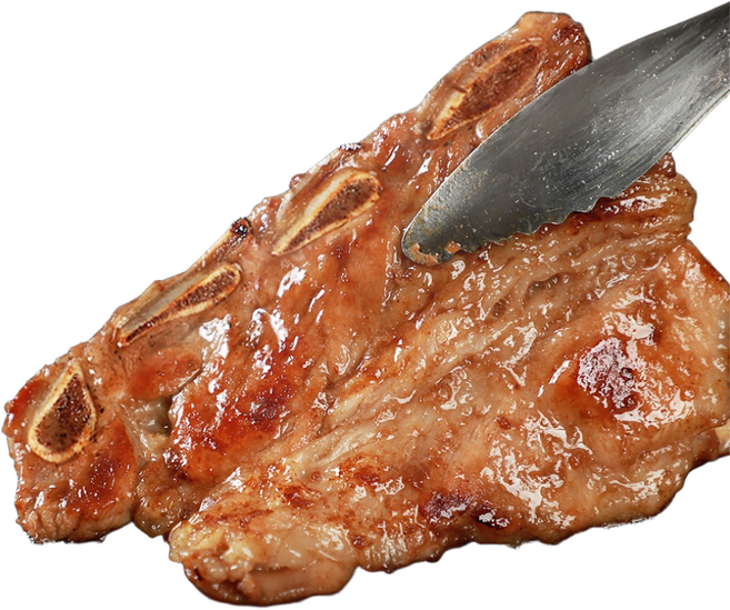 국내산 돼지로 만든 한돈 양념 LA갈비, 1개, 1kg