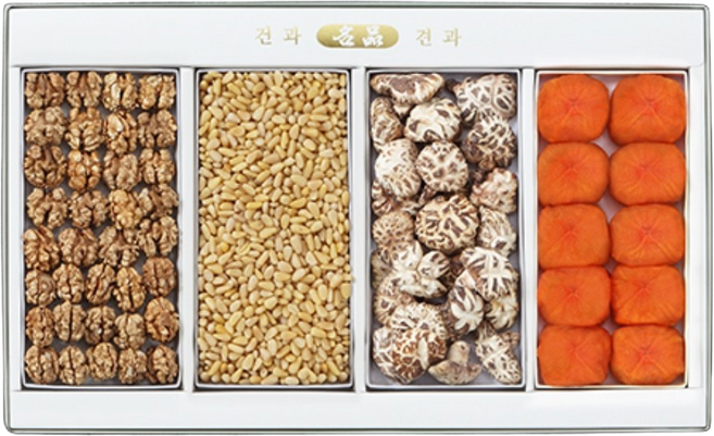 [대명상사]임산물세트 9호(곶감 510g + 호두<호두살> 190g + 표고버섯 <백화고>(중)120g + 잣 200g), 1개