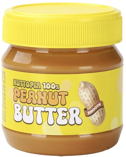 [무가당&무첨가] 넛토피아 땅콩100% 스무스 땅콩버터, 200g, 1개 - 쿠팡