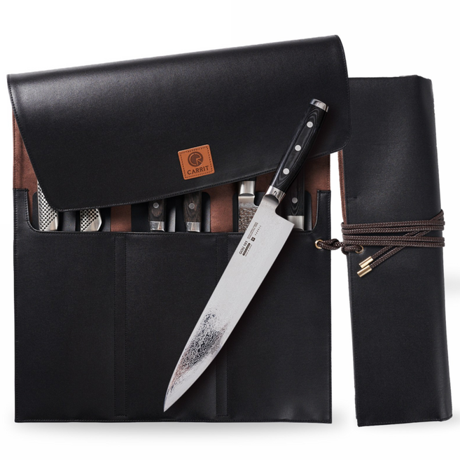 캐릿 II 칼가방 프리미엄 셰프 나이프 칼 케이스 보관함 (Ver. 45cm), 미신청, 1개, 트루블랙