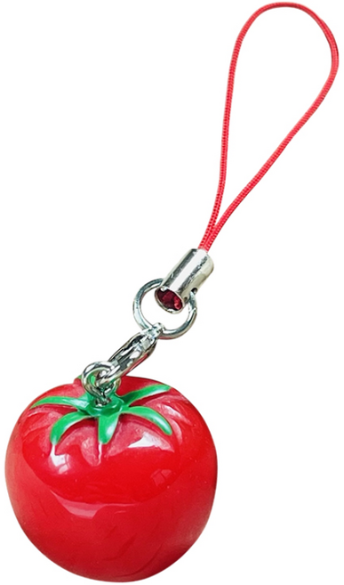 리빙릿 토마토키링 방울 체리 핸드폰 에어팟 열쇠고리 미니 장식 펜던트
