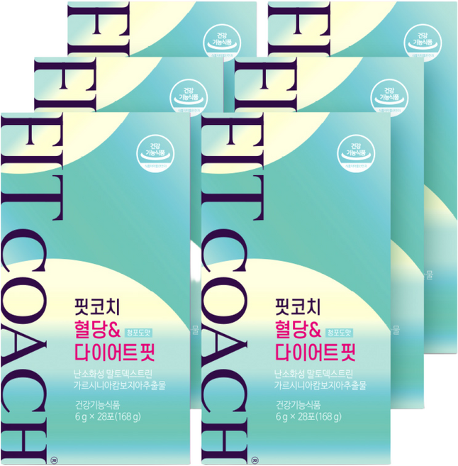 핏코치 혈당&다이어트 핏 가르시니아캄보지아추출물 혈당다이어트, 6개, 28회분