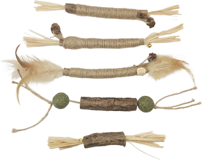 고양이 마따따비 나무장난감 5종세트, A세트, 1개