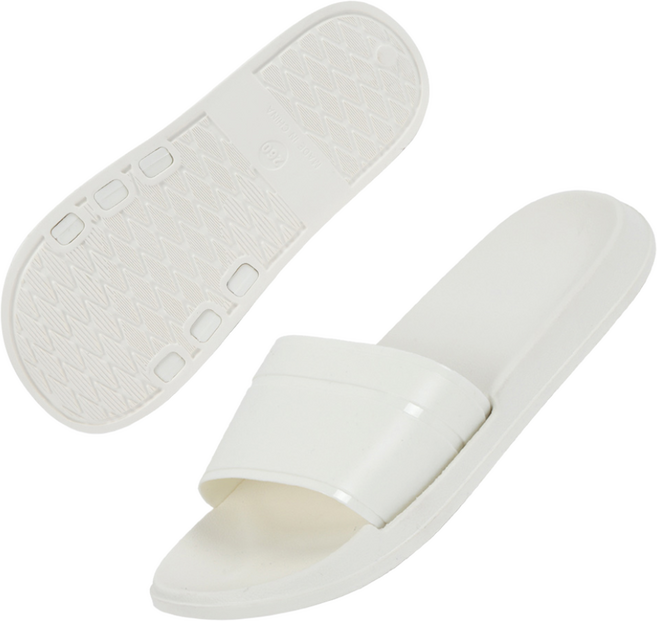 PWX 데일리 화이트 슬리퍼