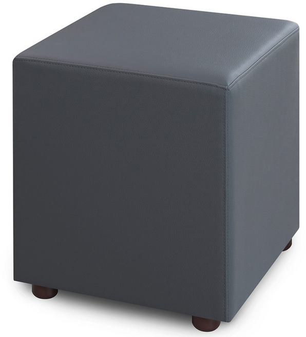 솔이솔문 패브릭 인조가죽 아쿠아패브릭 스툴 의자 사각스툴 사각형 화장대의자 화장대의자스툴 병원대기실의자 보조의자, 1개, 인조가죽 사각 진그레이