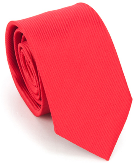 5.5cm 단색 슬림 레드 수동넥타이_GM5005