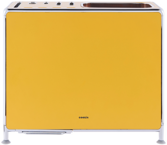 쿠진 나이프케어 오브제 칼소독기 [본체+쿠진 나이프 세트], 써니옐로우+쿠진칼세트