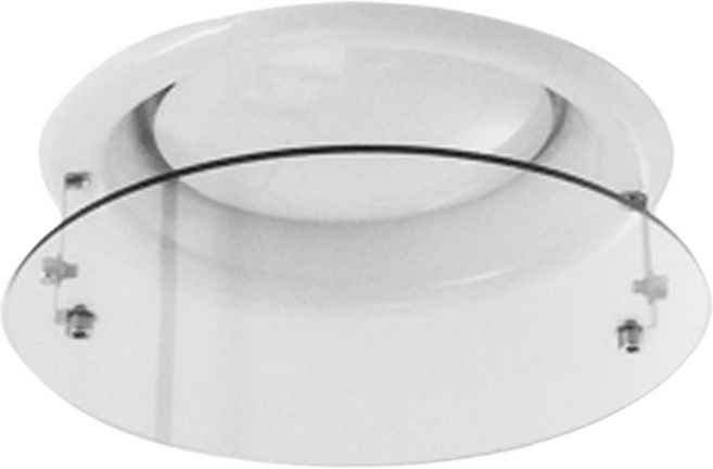 [국산정품] 천장형 에어컨바람막이 원형디퓨져용 지름34cm (덕트용), 에어컨트롤러 원형디퓨저용 34cm, 일반배관형