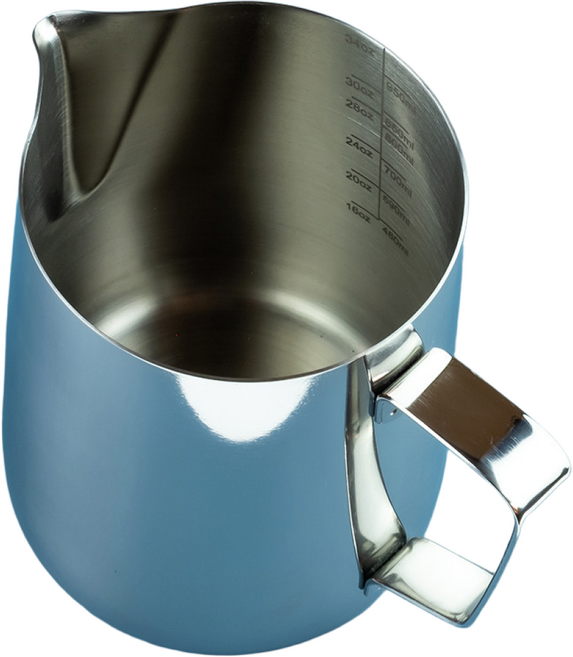 스팀피쳐 밀크저그 라떼아트 눈금형 350 600 1000 1500 ml 우유거품기, 350ml, 1개