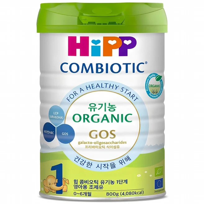 힙 콤비오틱 유기농 분유 1단계, 800g, 1개 - 쿠팡